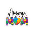ColorFlow | Ausome Mom Vinyl Sticker | Puzzle Heart Autism Proud Parent-0