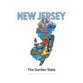 New Jersey Vinyl Sticker | Garden State Decal, Waterproof, Made in USA-0