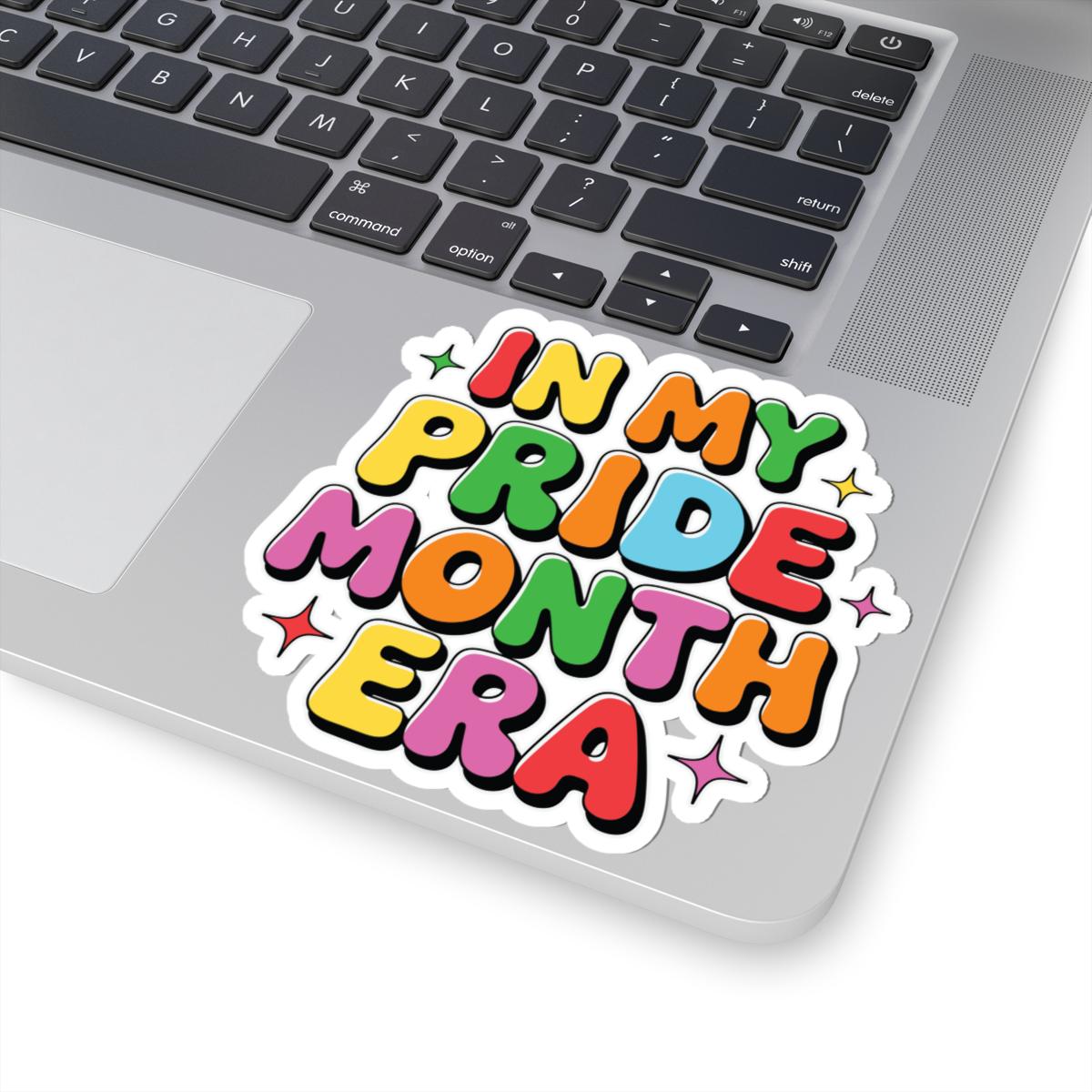 ColorFlow | In My Pride Month Era Sticker | Rainbow LGBTQ Glossy Vinyl Sticker | Queer Kiss Cut Sticker | Pride Month Laptop Decor Gift-2