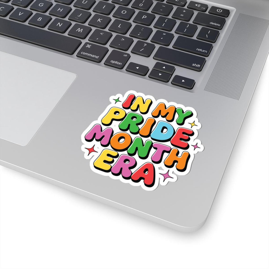 ColorFlow | In My Pride Month Era Sticker | Rainbow LGBTQ Glossy Vinyl Sticker | Queer Kiss Cut Sticker | Pride Month Laptop Decor Gift-4